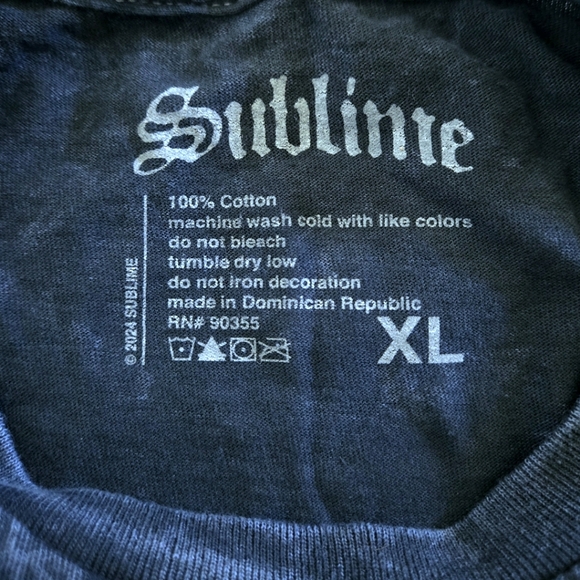 Sublime👑 Long Beach🏖 Boom Box🎶 Mineral Washed Graphic Tee👕 - NWT - Picture 6 of 12